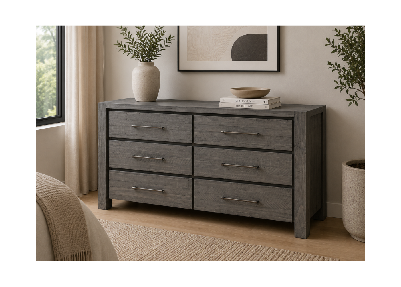 Irvine 6 Drawer Dresser Base