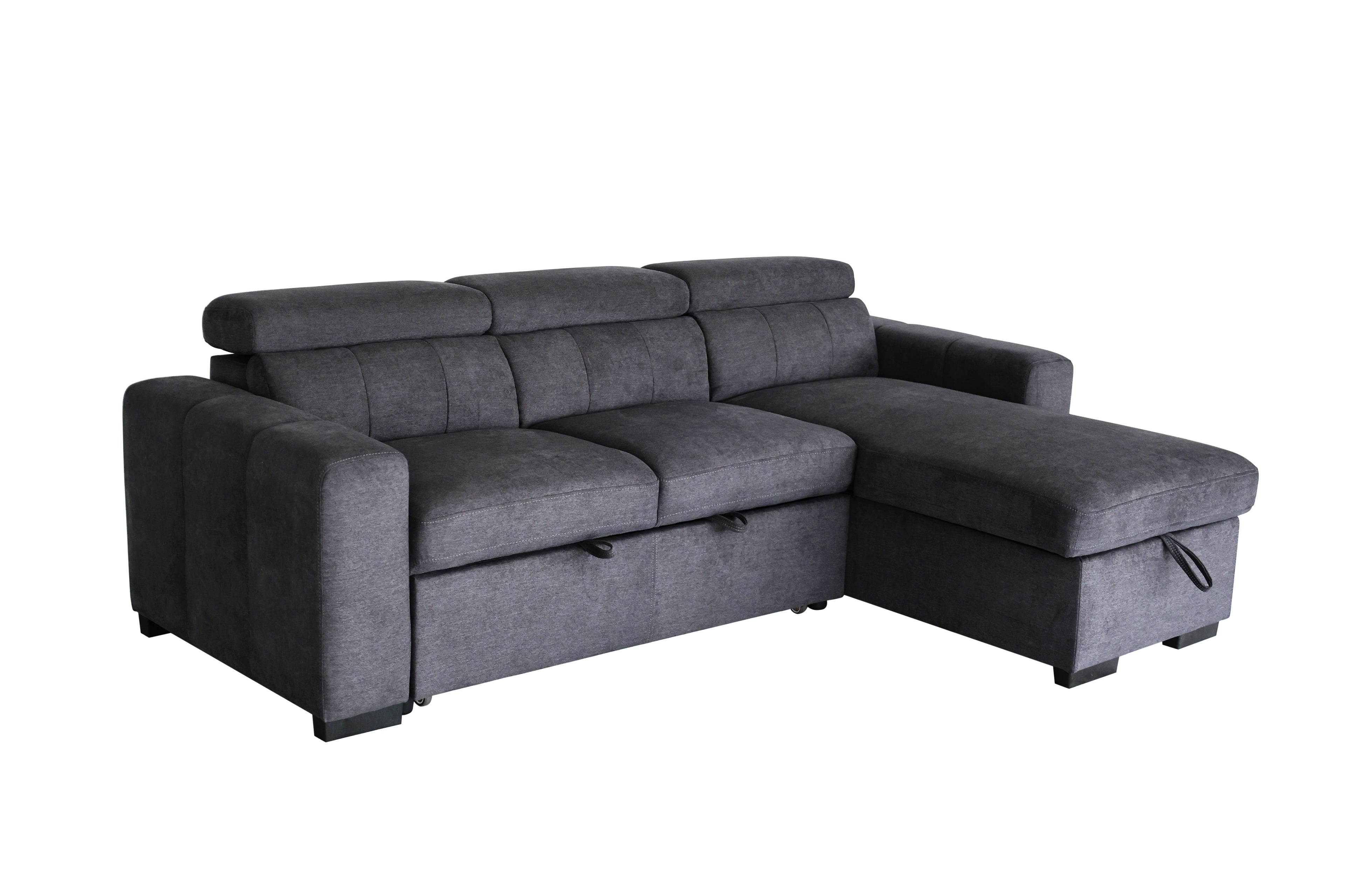 Carter Sofa Bed Dark Grey