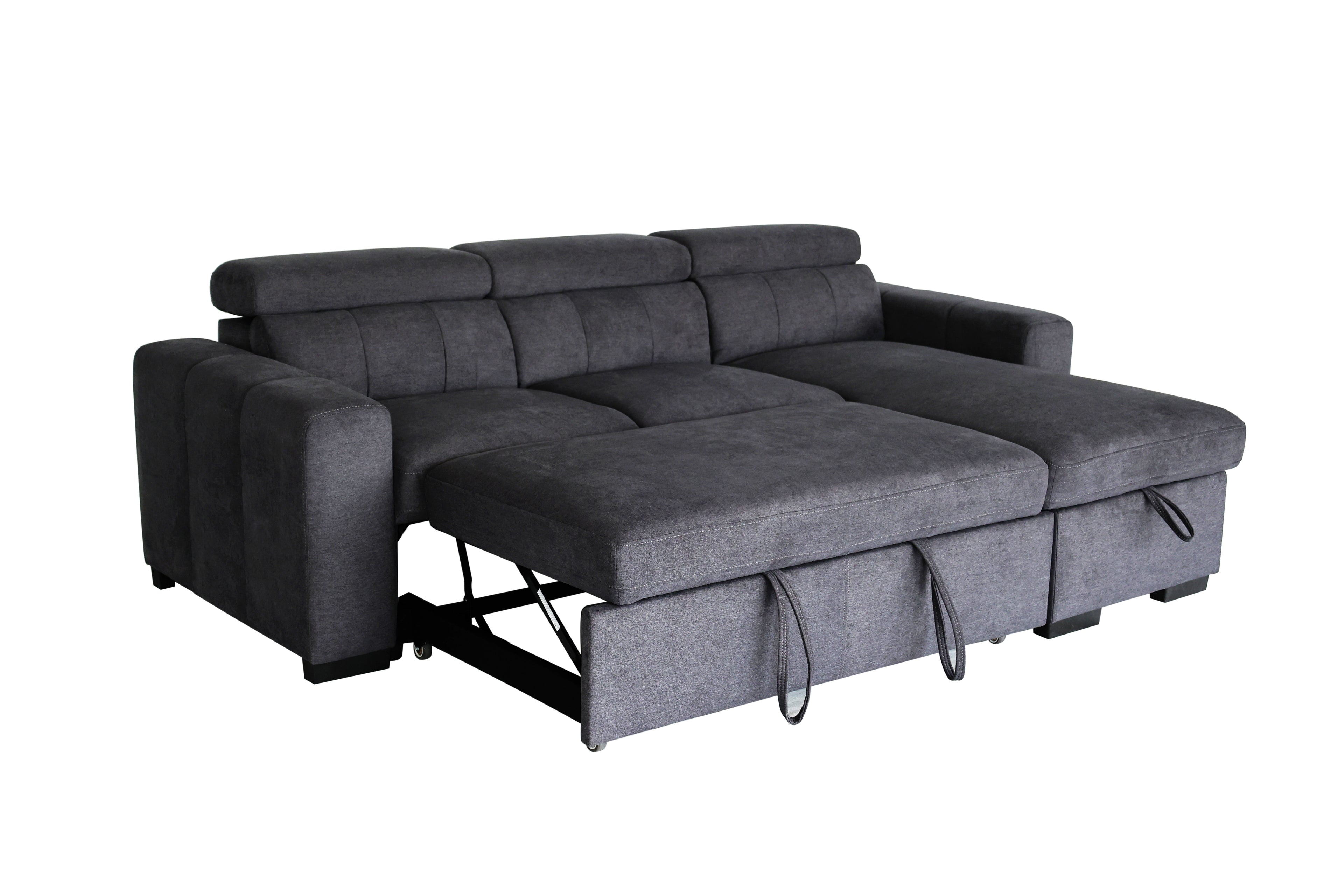 Carter Sofa Bed Dark Grey