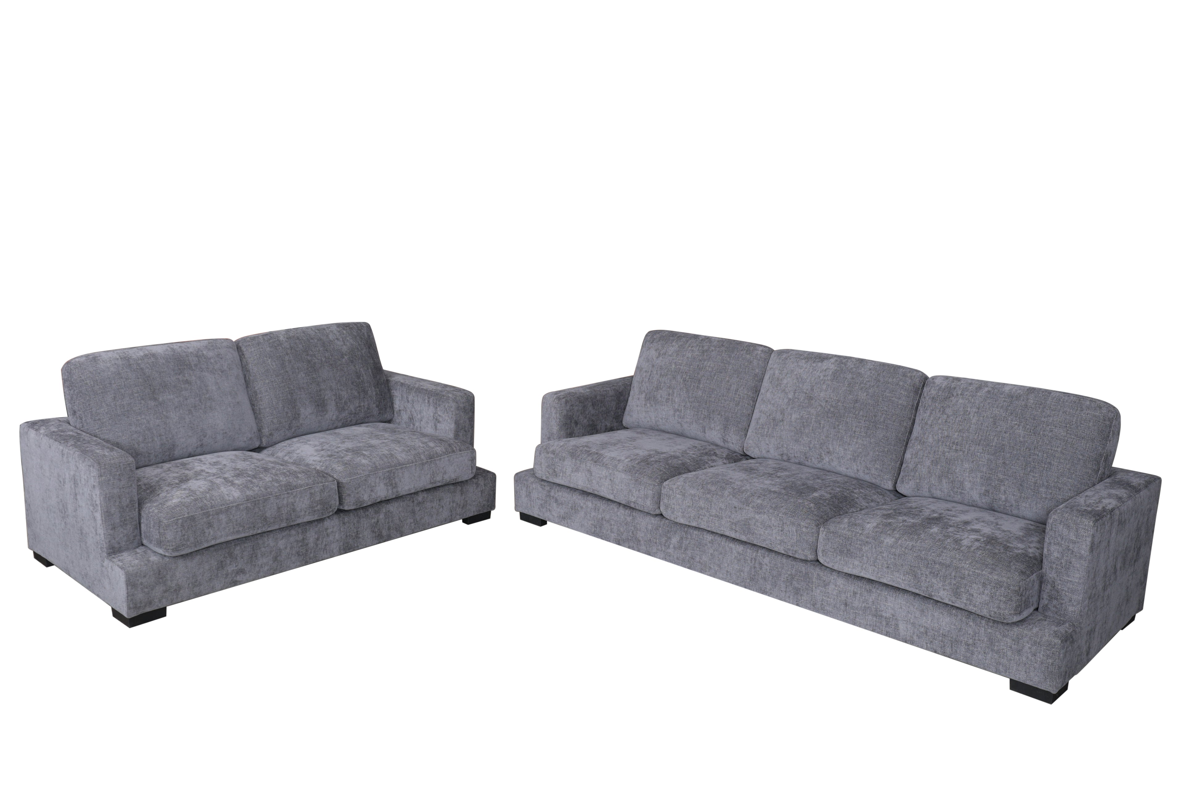 Manly 3 + 2 Seater lounge Liquorice