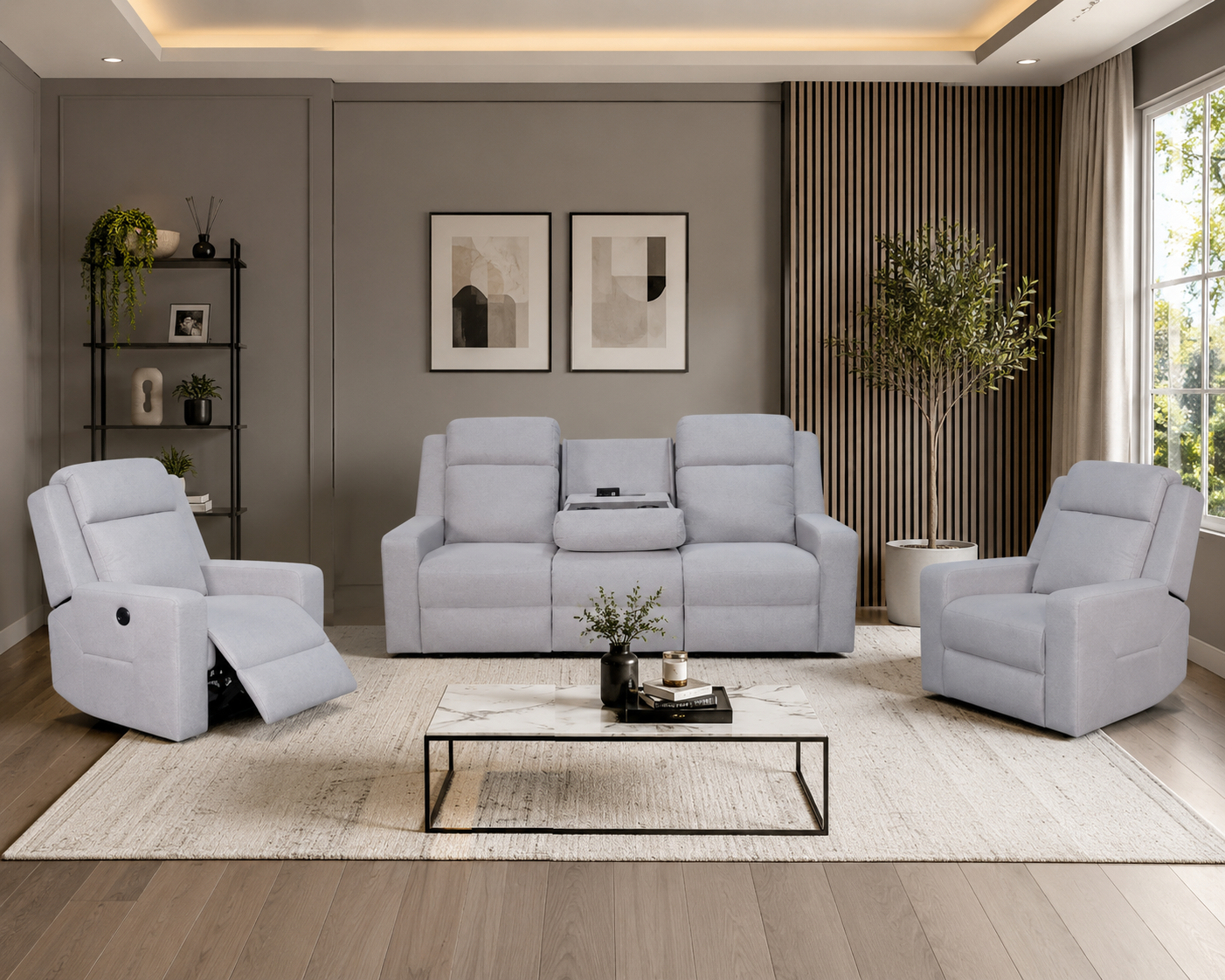 Lara 3 + 1 +1 Recliner Set