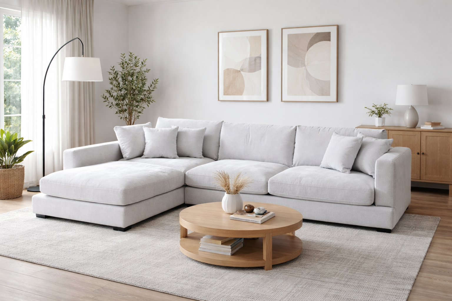 Bella Left Hand Chaise Fifty shades