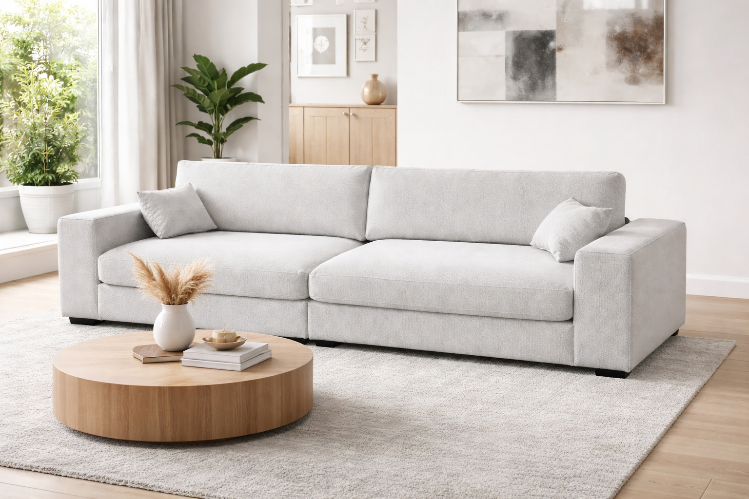 Marley 3 Seater Lounge Wheat