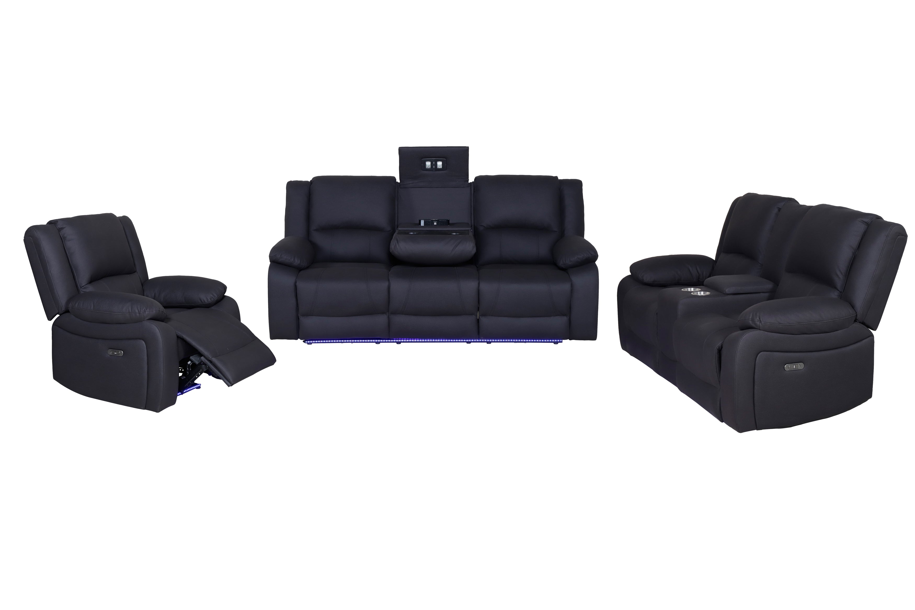 Brooklyn 3 Seater Electric Recliner