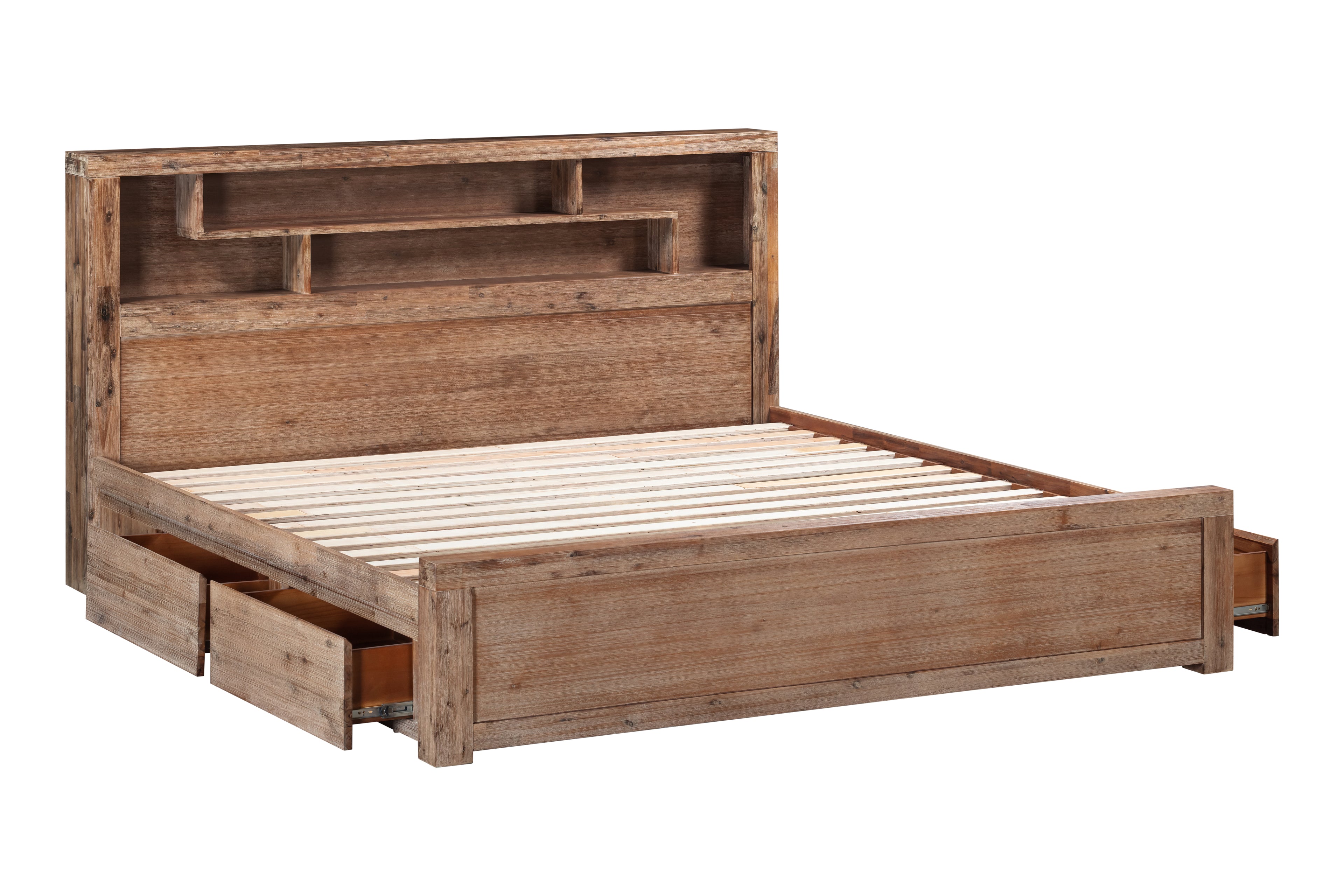 Barcelona King Bed With 4 Storage Draws