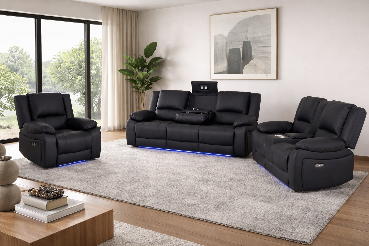 Brooklyn 3 Seater Electric Recliner