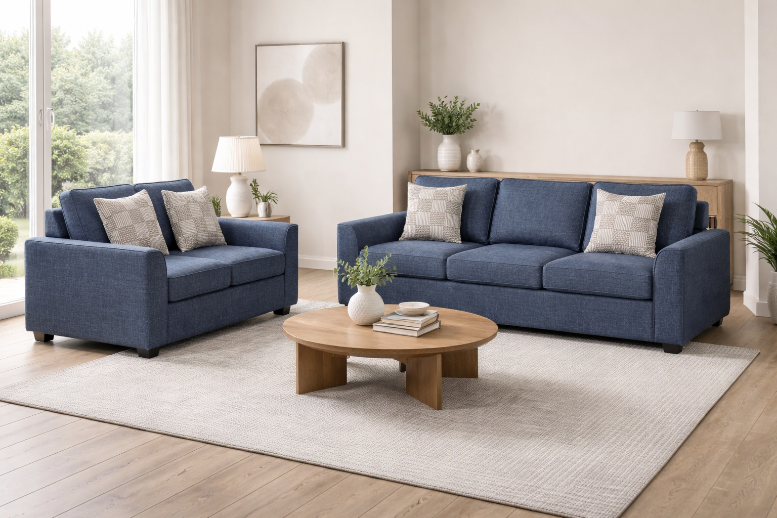 Sofia 3 Seater Queen Sofa Bed