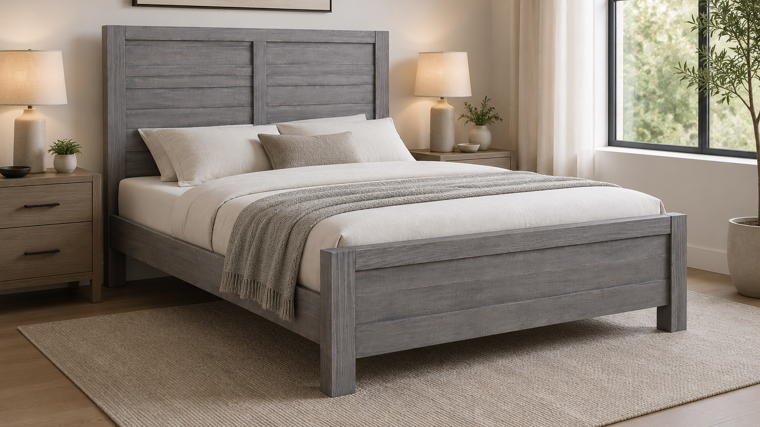Irvine King Bed With Doona Foot
